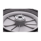 Uniwersalne koło plastikowe z łożyskiem do kosiarek silnikowych i elektrycznych o średnicy 200 mm z gumową oponą