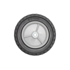 Uniwersalne koło plastikowe z łożyskiem do kosiarek silnikowych i elektrycznych o średnicy 200 mm z gumową oponą