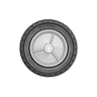 Uniwersalne koło plastikowe z łożyskiem do kosiarek silnikowych i elektrycznych o średnicy 200 mm z gumową oponą