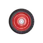 Uniwersalne koło stalowe z łożyskiem do kosiarek silnikowych i elektrycznych o średnicy 175 mm z gumową oponą