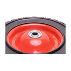 Uniwersalne koło stalowe z łożyskiem do kosiarek silnikowych i elektrycznych o średnicy 200 mm z gumową oponą