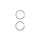 Uniwersalne pierścienie tłokowe HS PARTS 44 mm x 1,2 mm (OEM 11430343007)