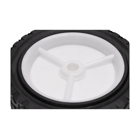 Uniwersalne plastikowe koło do kosiarek silnikowych i elektrycznych o średnicy 175 mm z gumową oponą