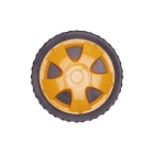 Uniwersalne plastikowe koło z łożyskiem do kosiarek silnikowych i elektrycznych, średnica 175 mm
