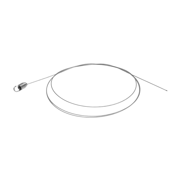Uniwersalny kabel ze stali nierdzewnej ze sprężyną, długość 2500 mm