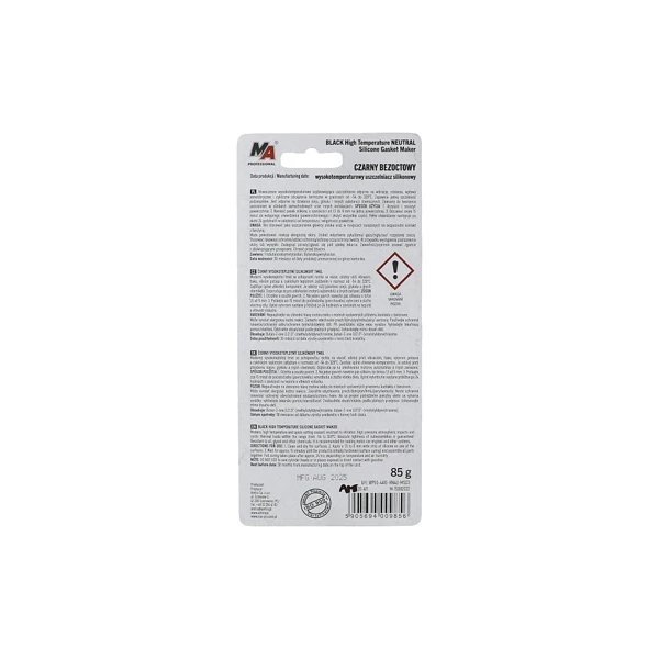 Uszczelka silikonowa Black Gasket Maker odpowiednia do + 329°C do Stihl 017 018 MS180 MS181 MS250 MS280 Husqvarna 136 137 141 435 Partner 351 371 391 420