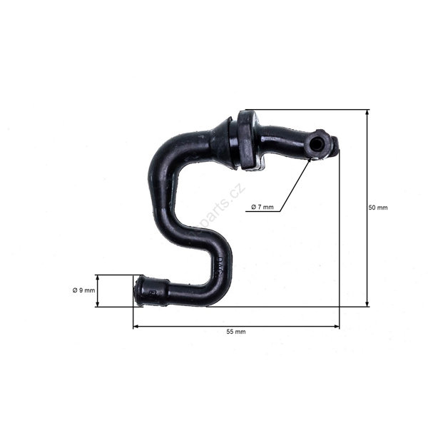 Wąż olejowy do pił łańcuchowych Stihl MS231 MS231C MS251 MS251C MS241C (OEM 11436479401)