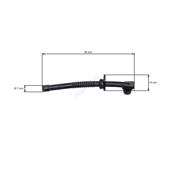 Wąż olejowy HS PARTS do pił łańcuchowych Stihl  018 MS170 MS180 (OEM 11306479400)