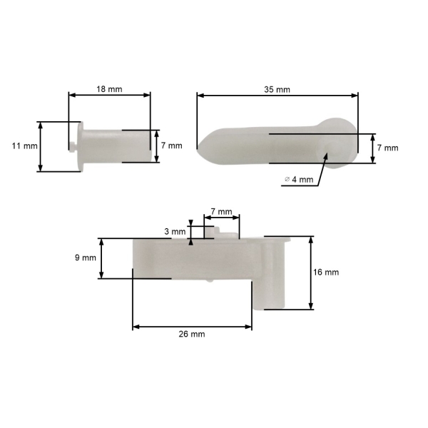 Zabierak Rozrusznika do silników Briggs & Stratton Sprint Classic Quattro Series 400 500 600 (OEM 281505S 281505 557059)