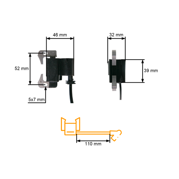 Zapłon do chińskich kos NAC WLBC580E BP540