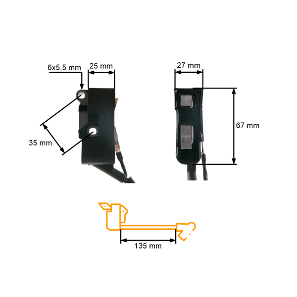 Zapłon do pił łańcuchowych chińskich i pił łańcuchowych z rynku hobbystycznego o pojemności silnika 45 cm3 52 cm3 58 cm3