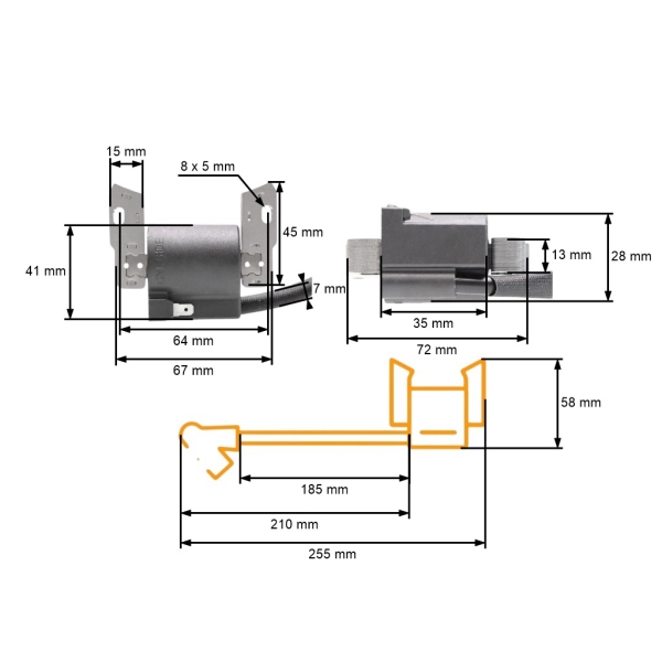 Zapłon do silników Briggs & Stratton o mocy 2.0 PS - 4.0 PS (OEM 395489 398593 397316 496914 591420 793281)