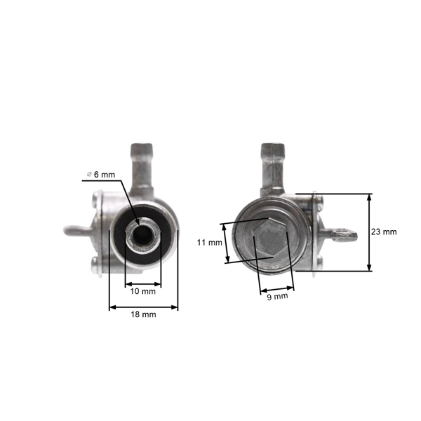 Zawór paliwa z gwintem filtra M10 x 1,25