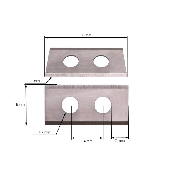 Zestaw 30 szt. noży tnących 3,6 cm (1,4") do kosiarek automatycznych Worx Nac Tytan Nac RLM1500 RLM1500-NG RLM1500 G2-NG