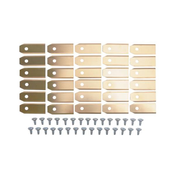 Zestaw 30 szt. noży tnących 4,3 cm (1,4") do kosiarek automatycznych Husqvarna McCulloch Gardena Flymo (OEM 535138701)