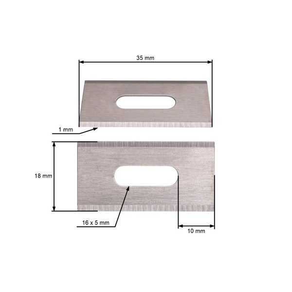 Zestaw 9 szt. noży tnących 3,5 cm (1,4") NOWOŚĆ do kosiarek automatycznych Husqvarna McCulloch Flymo Gardena (OEM 577864603 535138702 535138703 577864401 577864402)