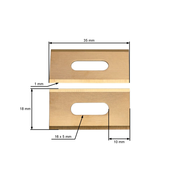 Zestaw 9 szt. noży tnących 3,5 cm (1,4") NOWOŚĆ do kosiarek automatycznych Husqvarna McCulloch Flymo Gardena (OEM 577864603 535138702 535138703 577864401 577864402)