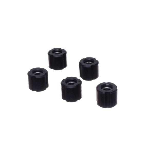 Zestaw cichych bloków do rur podporowych kosy spalinowej średnica 22,7 mm x wysokość 20,0 mm x średnica wewnętrzna 7,0 mm