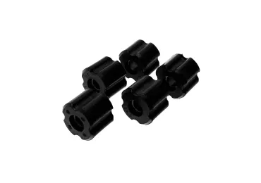 Zestaw cichych klocków do rur nośnych kos spalinowych średnica 27,0 mm x wysokość 22,7 mm x średnica wewnętrzna 10,65 mm