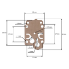 Zestaw membran do chińskich kos i wykaszarek z rynków hobbystycznych o pojemności silnika 26 cm3 32 cm3 43 cm3 52 cm3