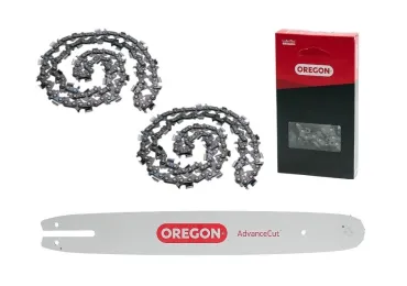 Zestaw Oregon Combo z prowadnicą AdvanceCut 163PXBA074 oraz 2 łańcuchami ControlCut 22BPX062E