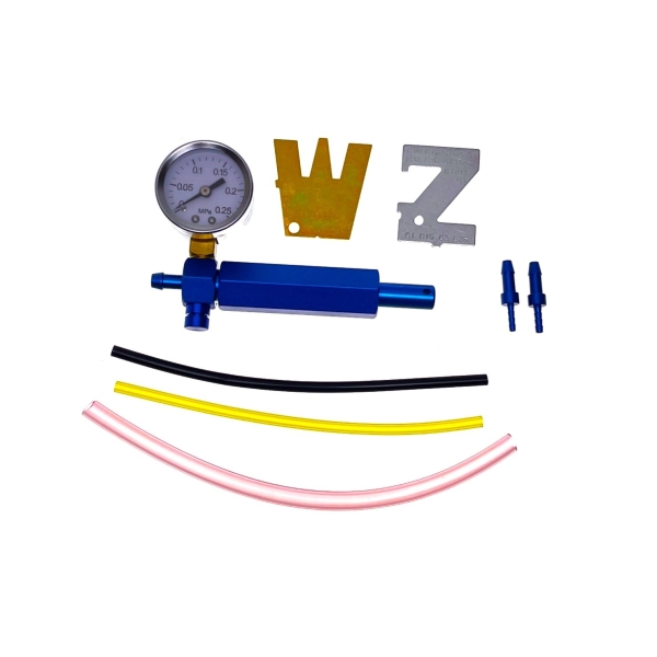 Zestaw serwisowy do pomiaru ciśnienia gaźników pił łańcuchowych, kos spalinowych i innego sprzętu ogrodniczego