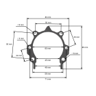 Zestaw uszczelek do kos spalinowych chińskich i kos spalinowych z marketów hobbystycznych o pojemności silnika od 43cc do 52cc
