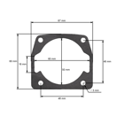 Zestaw uszczelek do pił chińskich i pił z marketów hobbystycznych pojemność silnika 45cc - 58cc