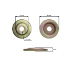 Zestaw zabieraka do noża koszącego i podkładki oporowej do chińskich kos i wykaszarek z rynków hobbystycznych