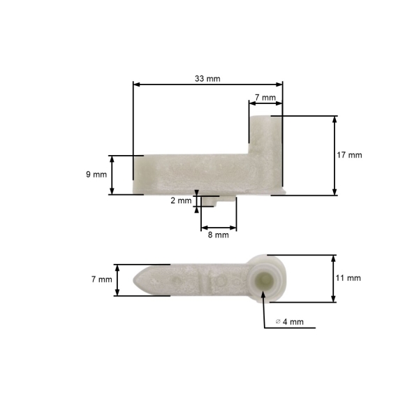 Zestaw zatrzasku rozrusznika do silników Briggs & Stratton Sprint Classic Quatro Power 3.0 PS - 6.0 PS Oryginalna część (OEM 004204 281505 281505S 4204 131652092 131652092)