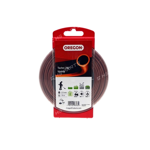 Żyłka do kosy Oregon TECHNI 2,5 mm x 15 m