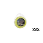 Żyłka do kosy tnącej 1,65 mm Długość opakowania 15 m Profil skrętny do kos i wykaszarek