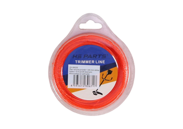 Żyłka do kosy tnącej 1,65 mm Długość opakowania 15 m Profil skrętny do kos i wykaszarek