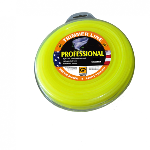 Żyłka do kosy tnącej 2,4 mm Długość opakowania 15 m Skręcenie profilu do kos i podkaszarki