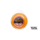 Żyłka do kosy tnącej 2,65 mm Długość opakowania 15 m Profil skrętny do kos i podkaszarki