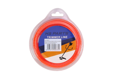 Żyłka do kosy tnącej 2,65 mm Długość opakowania 15 m Profil skrętny do kos i podkaszarki