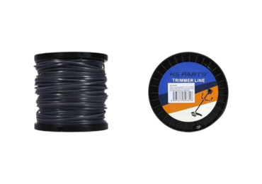 Żyłka do kosy tnącej 3,0 mm Długość opakowania 56 m Podwójny profil linii zasilającej do kos i podkaszarki